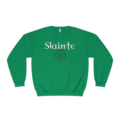 Slainte in Clovers Womens Unisex NuBlend® Crewneck Sweatshirt