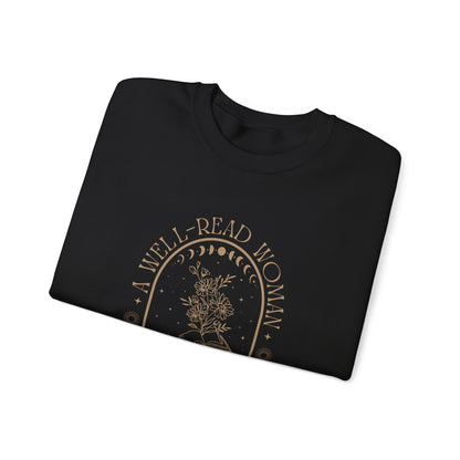 A Well-Read Woman Is Dangerous - Crewneck Sweatshirt
