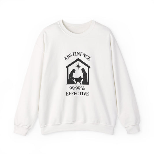 Abstinence 99.99% Effective Nativity Sweatshirt - Unisex