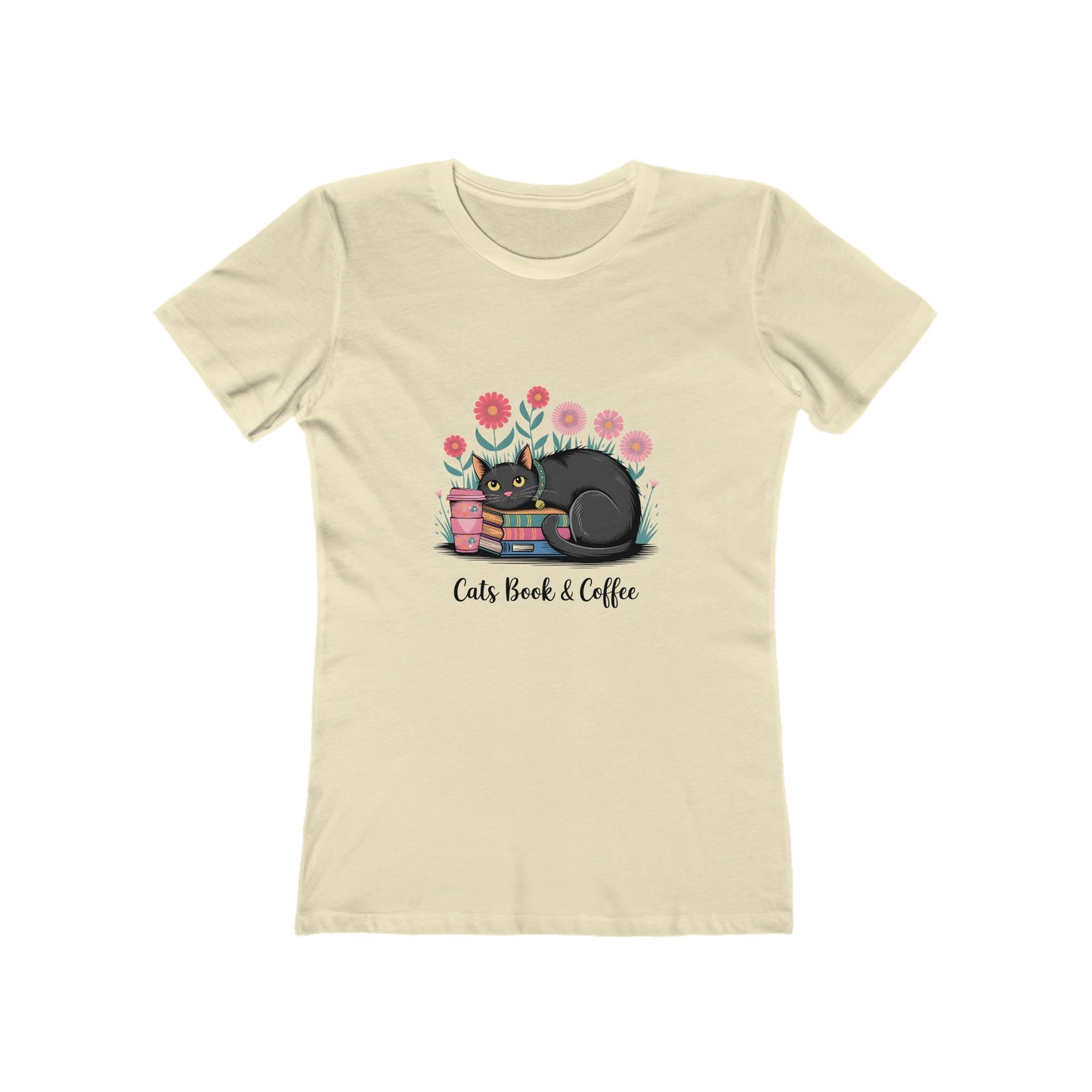 Cats Books & Coffee - Womens Classic Tee