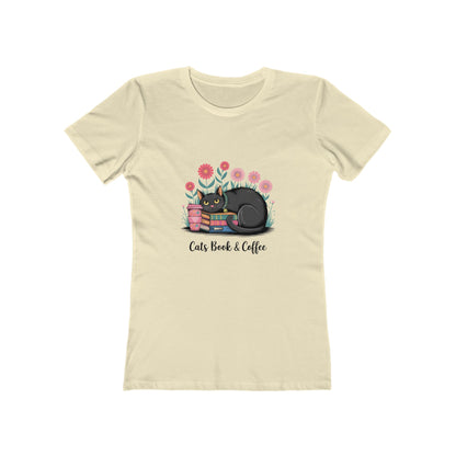 Cats Books & Coffee - Womens Classic Tee