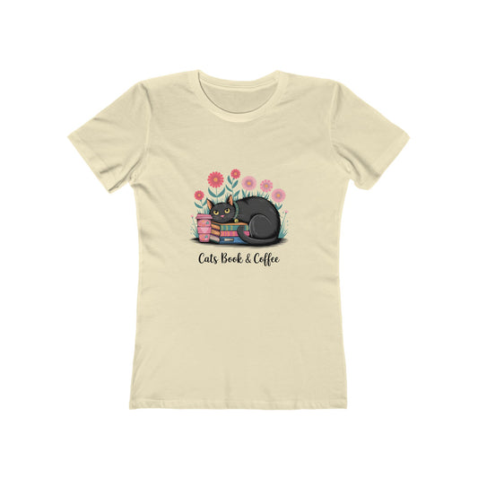Cats Books & Coffee - Womens Classic Tee
