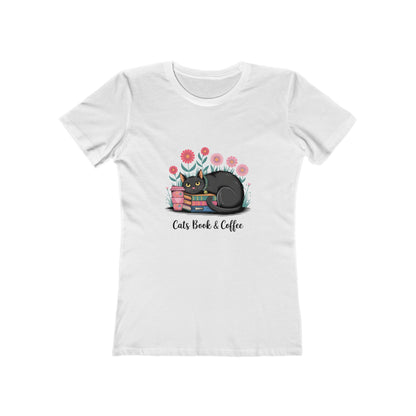 Cats Books & Coffee - Womens Classic Tee