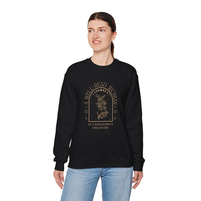 A Well-Read Woman Is Dangerous - Crewneck Sweatshirt