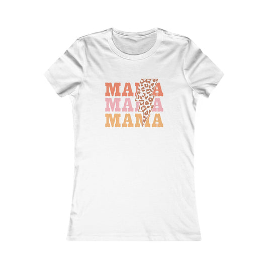 Mama Mama Women's Favorite Tee - Retro Style