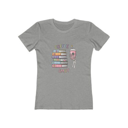 Coffee & Smut – Spicy Reads T-Shirt for Book Lovers