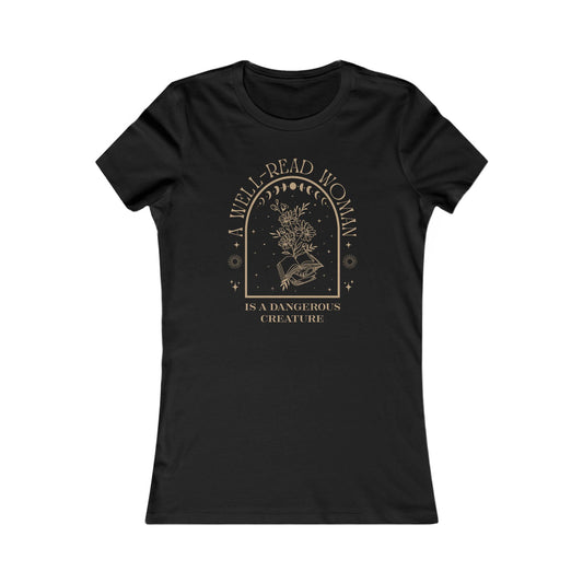 A Well-Read Woman Is Dangerous - Literary Relaxed Fit TShirt