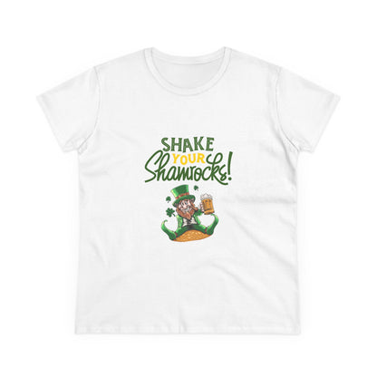 Shake Your Shamrocks - Women's Midweight Cotton Tee