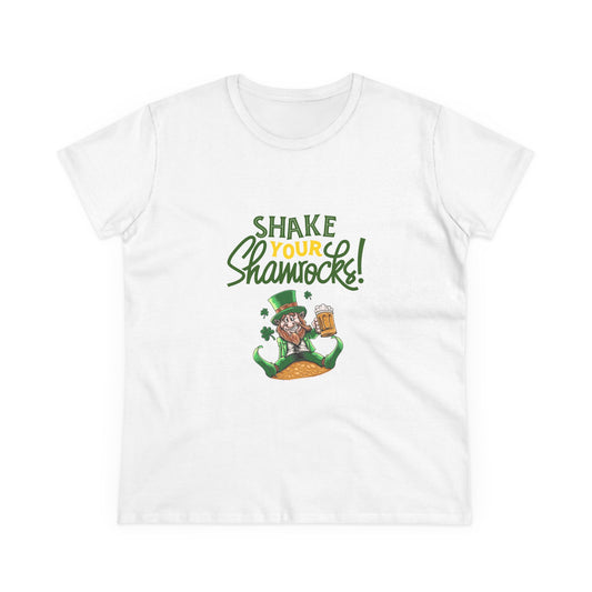 Shake Your Shamrocks - Women's Midweight Cotton Tee