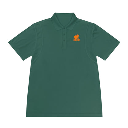 Mens Golf Shirt Beer Bear Men's Sport Polo Shirt