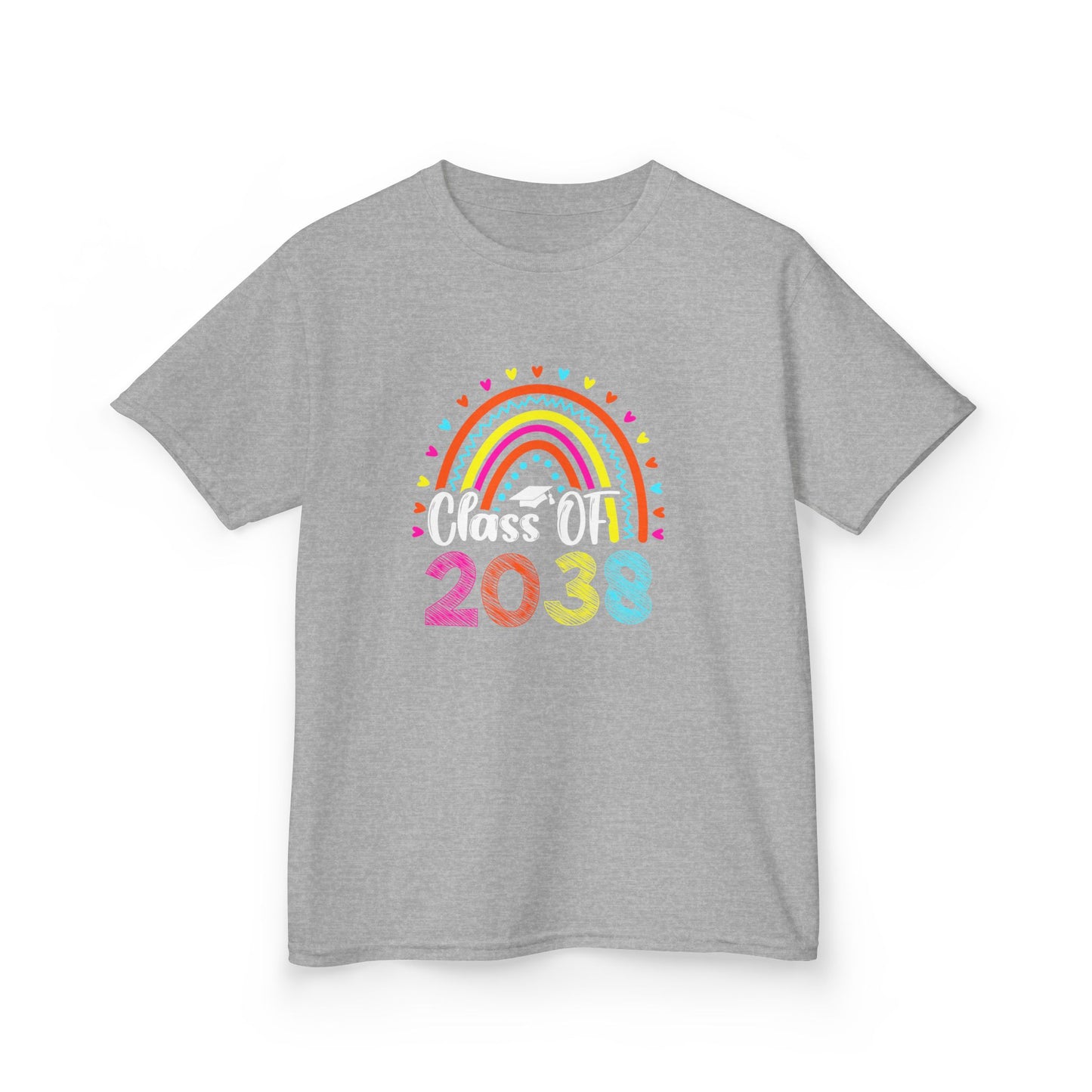 Kids Rainbow Class of 2038 Shirt  - Unisex Tee