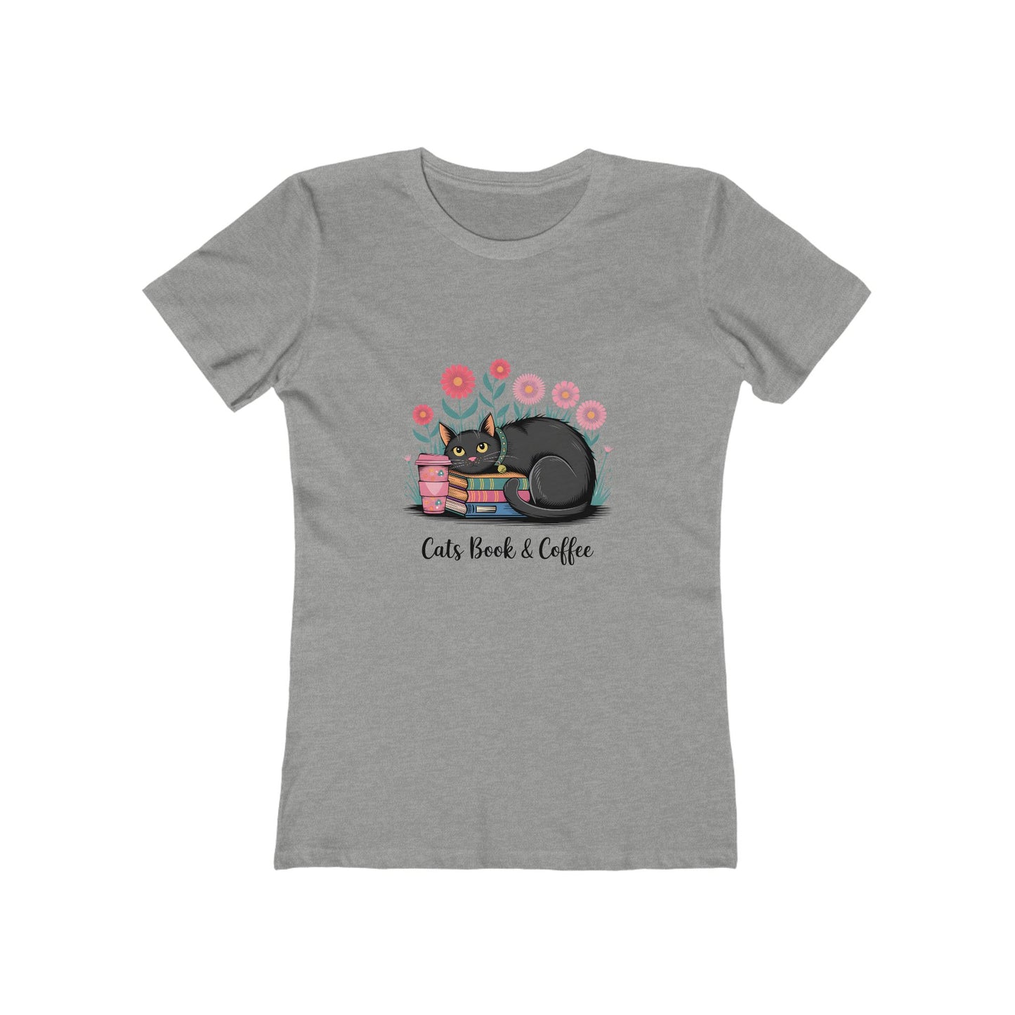 Cats Books & Coffee - Womens Classic Tee