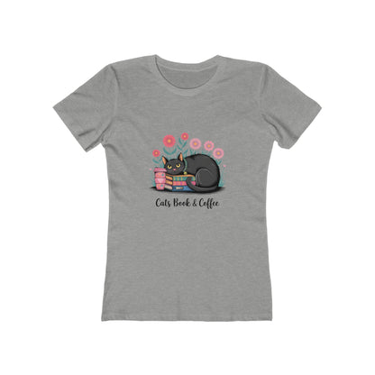 Cats Books & Coffee - Womens Classic Tee