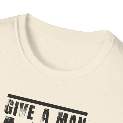 Give a Man a Fish - Unisex Softstyle T-Shirt