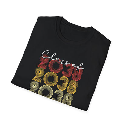 Retro 2038 Unisex Softstyle T-Shirt - Trendy Graphic Tee, Casual Wear, Future Year T-Shirt, Birthday Gift, Vintage Style Top