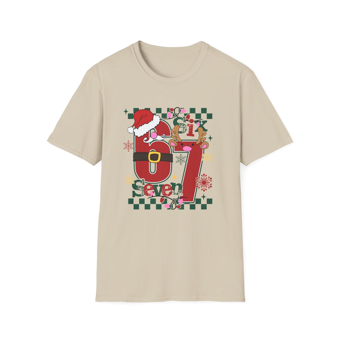 Santa Number 67 Graphic Tee | Christmas Holiday Shirt