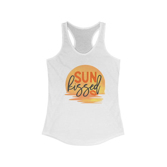 Sun Kissed Racerback Tank Top, Racerback Summer Tank Top, Tank Top Cover Up, Sun Kissed Beach Vibe
