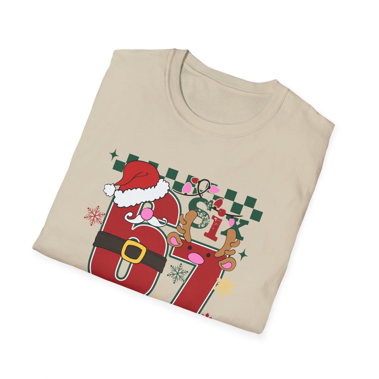 Santa Number 67 Graphic Tee | Christmas Holiday Shirt