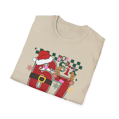 Santa Number 67 Graphic Tee | Christmas Holiday Shirt