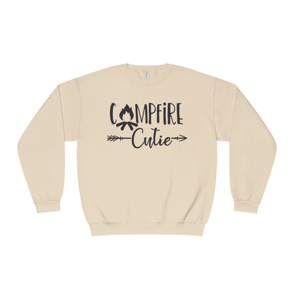 Campfire Cutie Sweatshirt, Nature Lover Gifts, Camper Dad Sweatshirt, Camper Mom Sweatshirt, Camping Life Crewneck Sweatshirt