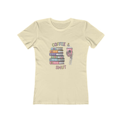 Coffee & Smut – Spicy Reads T-Shirt for Book Lovers