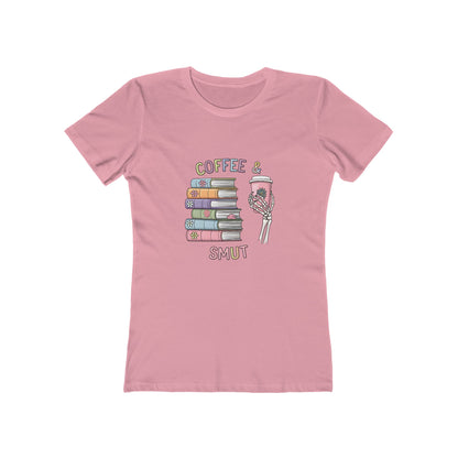 Coffee & Smut – Spicy Reads T-Shirt for Book Lovers