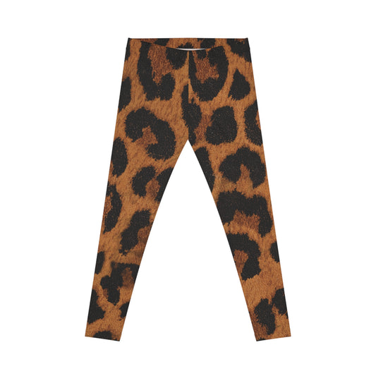Leopard Print Leggings, Leopard Print Yoga Pants, Women's Casual Leggings, Workout Pants, Leggings