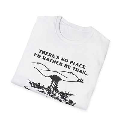 Beaver Valley Unisex Softstyle T-Shirt | Nature Lover Gift, Outdoor Adventure Tee, Casual Wear, Gift for Her, Gift for Him