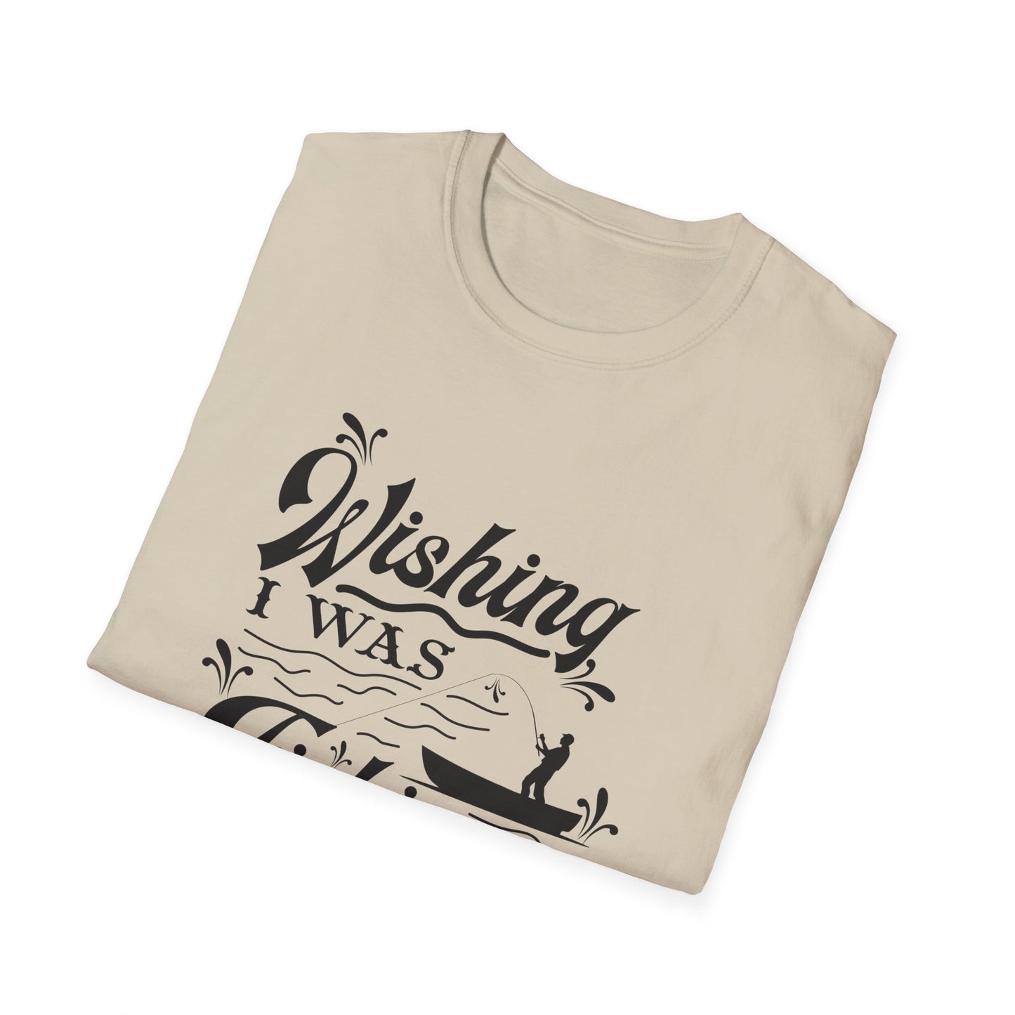 Wishing I Was Fishing Unisex Classic Tee
