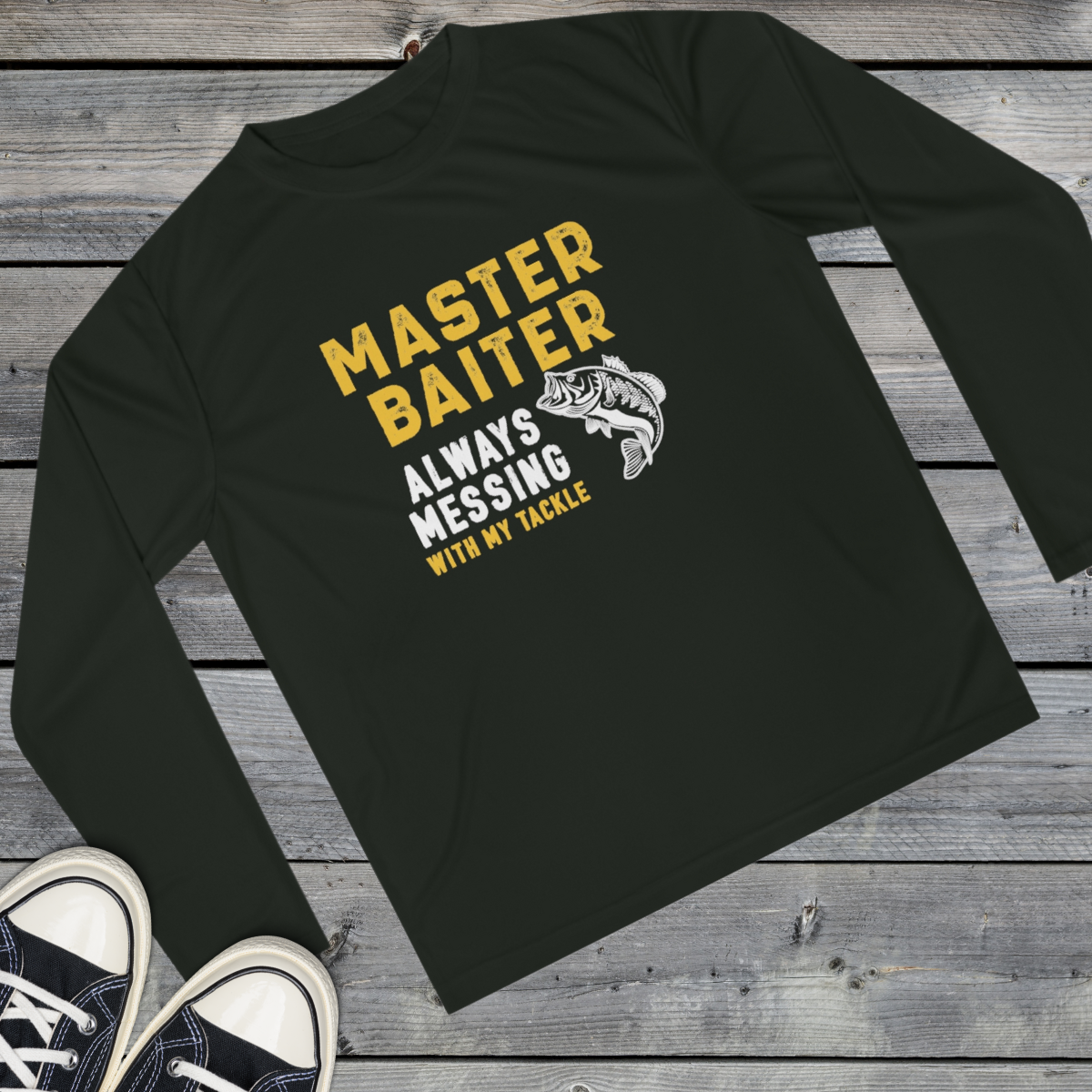 Master Baiter - Long Sleeve Performance Fishing Shirt