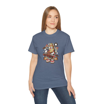 DJ Pizza T-Shirt - Cotton Crew