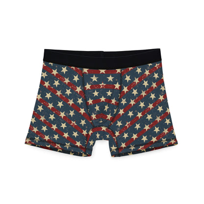 Mens Patriotic Boxer Briefs - USA Flag Design
