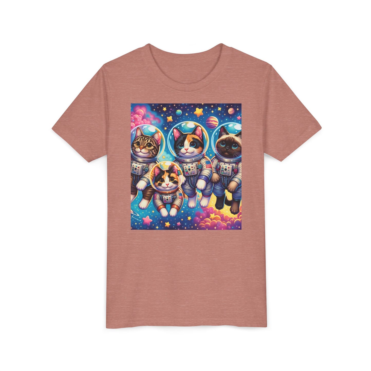 Kids Cats In Space TShirt Kids Graphic Tee