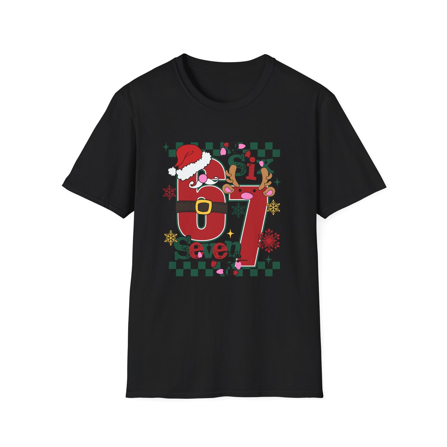 Santa Number 67 Graphic Tee | Christmas Holiday Shirt