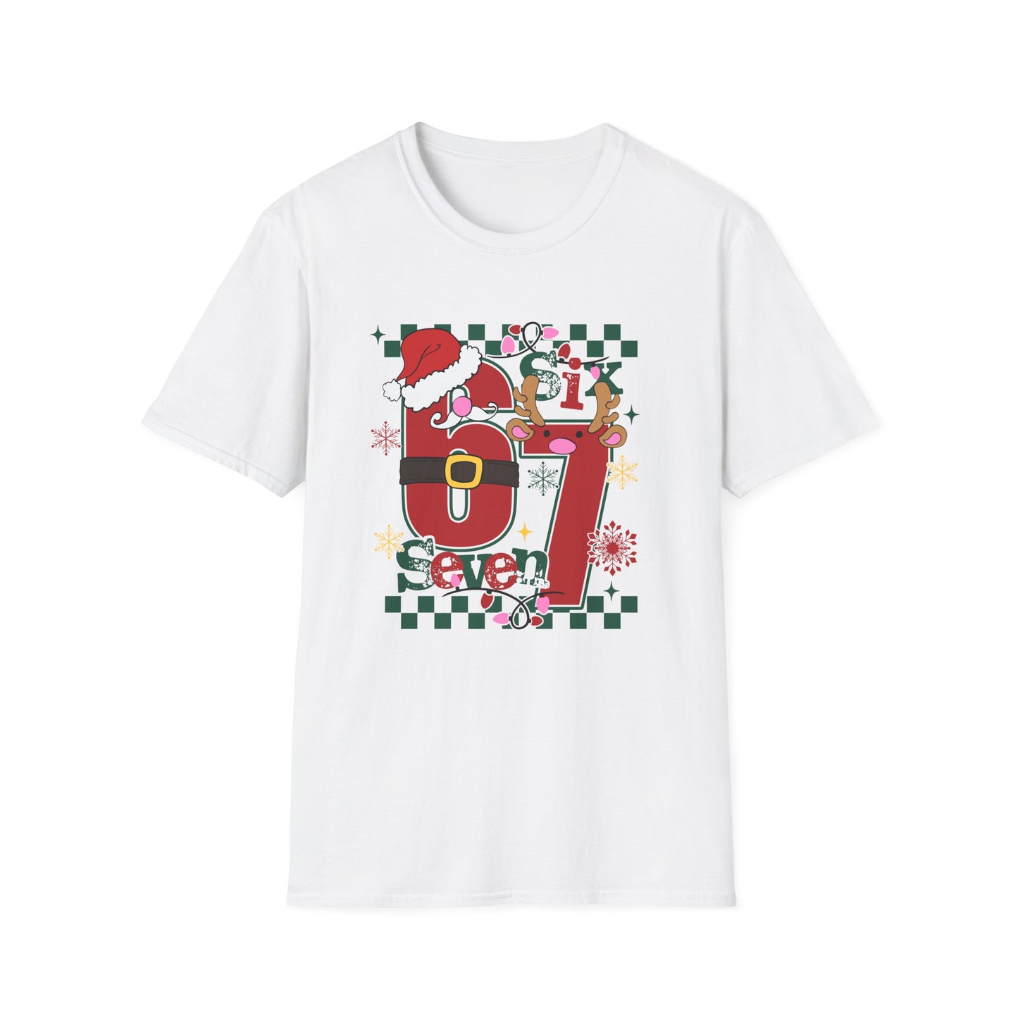 Santa Number 67 Graphic Tee | Christmas Holiday Shirt