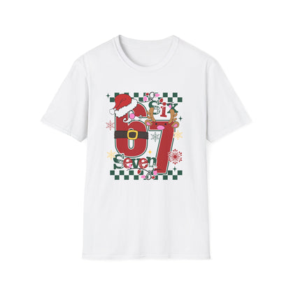 Santa Number 67 Graphic Tee | Christmas Holiday Shirt