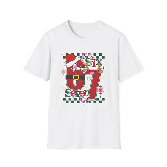 Santa Number 67 Graphic Tee | Christmas Holiday Shirt