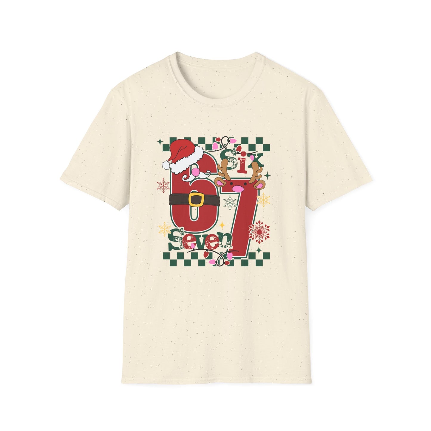 Santa Number 67 Graphic Tee | Christmas Holiday Shirt