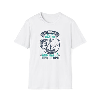 I Like Fishing and 3 People - Classic T-Shirt