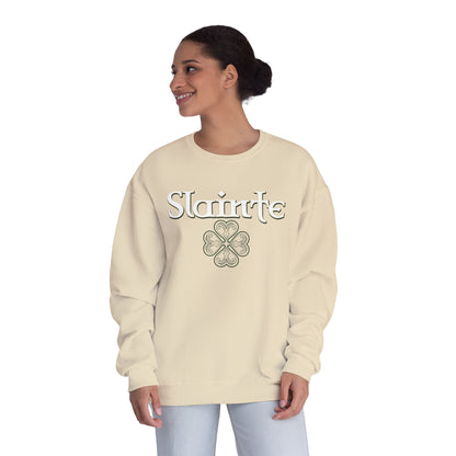 Slainte in Clovers Womens Unisex NuBlend® Crewneck Sweatshirt