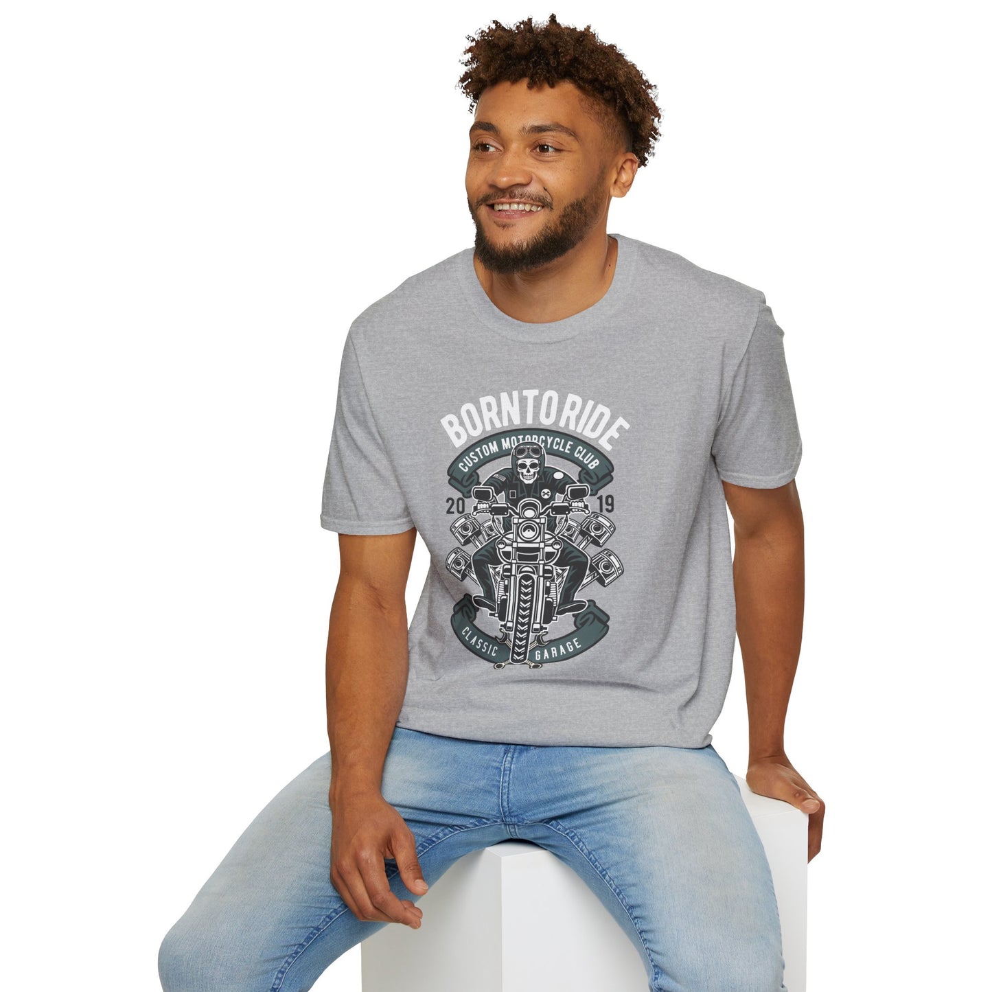 Born to Ride Motorcycle - Softstyle Tee