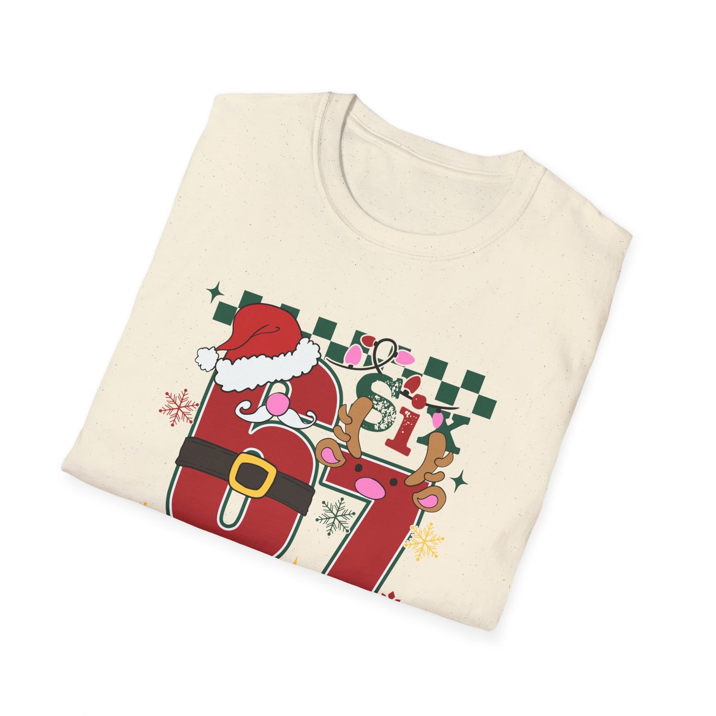 Santa Number 67 Graphic Tee | Christmas Holiday Shirt