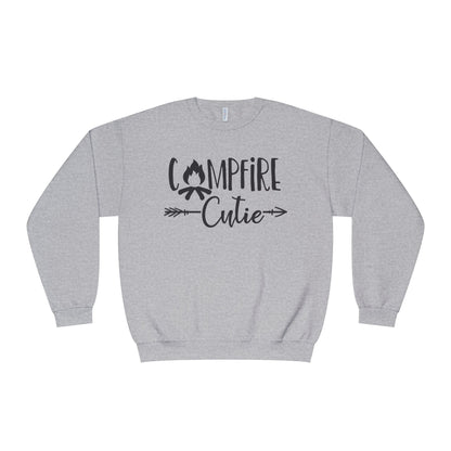 Campfire Cutie Sweatshirt, Nature Lover Gifts, Camper Dad Sweatshirt, Camper Mom Sweatshirt, Camping Life Crewneck Sweatshirt