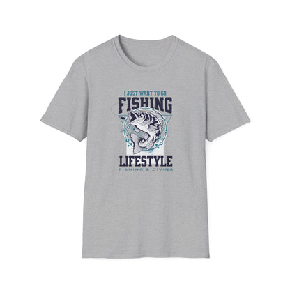Fishing Is A Lifestyle - Unisex Softstyle T-Shirt
