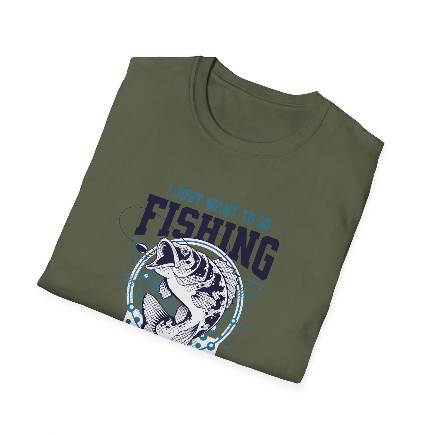Fishing and Beer - Unisex Softstyle T-Shirt
