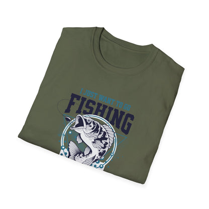 Fishing and Beer - Unisex Softstyle T-Shirt