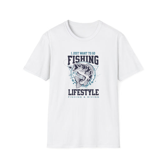 Fishing Is A Lifestyle - Unisex Softstyle T-Shirt
