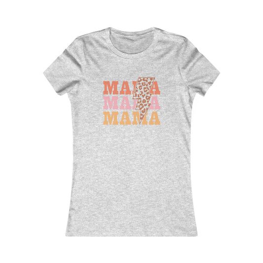 Mama Mama Women's Favorite Tee - Retro Style