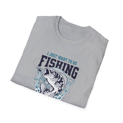 Fishing and Beer - Unisex Softstyle T-Shirt