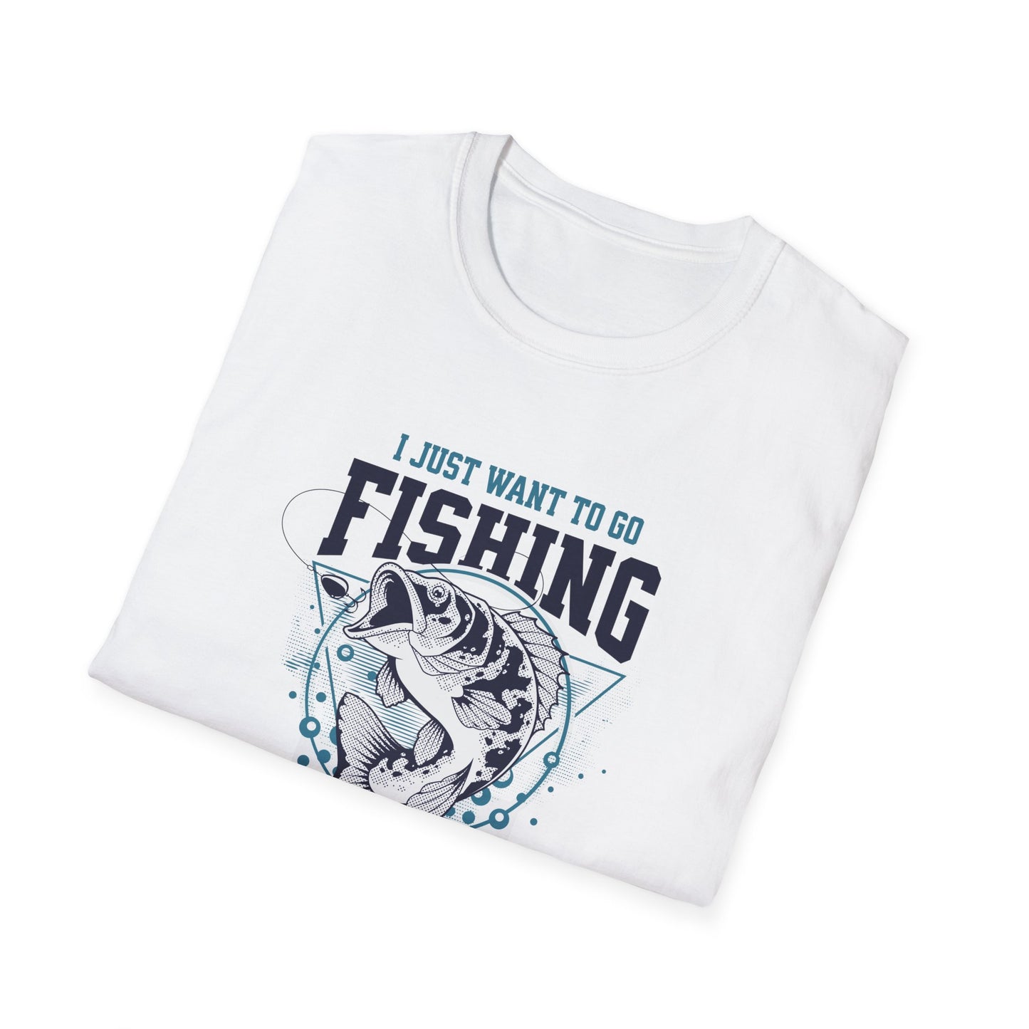 Fishing and Beer - Unisex Softstyle T-Shirt